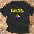 Hazmat 危険物対応チーム技術者tシャツ Tシャツ 高齢者への贈り物