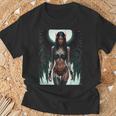 Hot Girl On 男性用 堕天使バトルレディ Tシャツ 高齢者への贈り物
