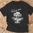 Hug Me トイプードル アートデザイン 可愛い おしゃれ 犬 動物 Tシャツ 高齢者への贈り物