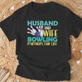 Husband And Wife Bowling Partners For Life おもしろボーリング Tシャツ 高齢者への贈り物