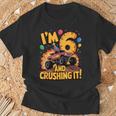 I'm 6 And Crushing It モンスタートラック 誕生日 Tシャツ 高齢者への贈り物