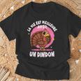 Idée Dindon Enfant Filleie Avec Un Dindon T-Shirt Cadeaux pour les vieillards