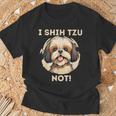 Ihih Tzu Not おもしろシーズー犬 Tシャツ 高齢者への贈り物