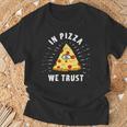 In Pizza We Trust Alleeing Eye Illuminati Faith Tシャツ 高齢者への贈り物