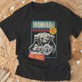 Ironhead Oldchool Hd ピンナップ レトロ オートバイ スポーツスター ホット Tシャツ 高齢者への贈り物