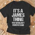 It's A James Thing You Wouldn't Understand James Thing Tシャツ 高齢者への贈り物