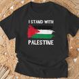 Itand With Palestine ペンダント フリーガザエルサレムモスク Tシャツ 高齢者への贈り物