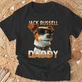 Jack Russell Daddyジャック・ラッセル・パパ・ヴァータグ・パパ・ジャック・ラッセル・テリア Tシャツ 高齢者への贈り物