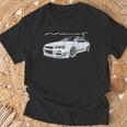 Jdm Car R34-Spec Ii Rb26kyline Mine's-Spec N1 Tシャツ 高齢者への贈り物