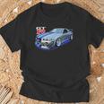 Jdm Car-Spec Kv2 シルバー Bnr34 レース Tシャツ 高齢者への贈り物