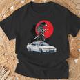 Jdm スカイライン R32 カーチューニング ジャパンサムライドリフト Tシャツ 高齢者への贈り物