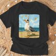 Jolie Mouette Avec Chapeau De Fête Pour Faire La Fête Des Mouettes T-Shirt Cadeaux pour les vieillards