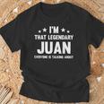 Juan 個人名 I'm That Legendary Juan Juan Tシャツ 高齢者への贈り物