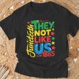 Junenth 1865 Black History Month Black Lives Matter Men T-Shirt Gifts for Old Men