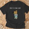 Just A Chill Guy Meme T-Shirt Geschenke für alte Männer