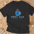Kahvi Aika Coffee Time フィンランドの伝統 Tシャツ 高齢者への贈り物