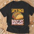 Let's Taco Bout My Birthday シャツ メンズ レディース キッズ タコスパーティー Tシャツ 高齢者への贈り物
