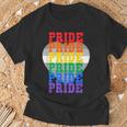 Lgbtq レインボーカラーのプライド Tシャツ 高齢者への贈り物