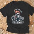 Lil Homie Lowrider かわいいテディベア ヒップホップ ローライダー チカーノ Tシャツ 高齢者への贈り物