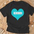 I Love Deep Galicia Diseños Divertidos Para Regalar Camiseta unisex Regalos para ancianos