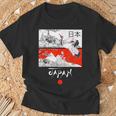 I Love Japan Culture Enjoy Cool Japan Red-Crowned Crane Tシャツ 高齢者への贈り物