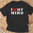 I Love My Miho みほが大好き Tシャツ 高齢者への贈り物