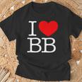 I Love ハート Bb Tシャツ 高齢者への贈り物