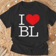 I Love ハート Bl Tシャツ 高齢者への贈り物