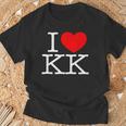 I Love ハート Kk Tシャツ 高齢者への贈り物