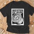 Meister Of Work 車用スタンスホイールのベストプロジェクト Tシャツ 高齢者への贈り物