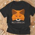 Metamask Fox 安全な暗号財布 Altcoin トークン交換 Tシャツ 高齢者への贈り物