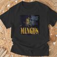 Mingus Jazz Wisdom Bassist ミュージシャン Tシャツ 高齢者への贈り物