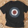 Mod Target ブルズアイ Uk Raf ラウンデルターゲット Tシャツ 高齢者への贈り物