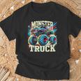 Monster Truck Retro Colorido Camiones Amante Niño Adolescente Adulto Camiseta unisex Regalos para ancianos