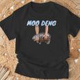Moo-Deng Baby Pygmy Hippo Cute Zoo For Family Tシャツ 高齢者への贈り物