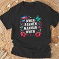 Mwen Renmen Manman Mwen ハイチ国旗 I Love My Mother Tシャツ 高齢者への贈り物