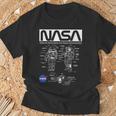 Nasa宇宙飛行士服の概略図 Tシャツ 高齢者への贈り物