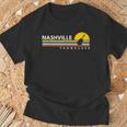 Nashville Tn Tennessee Guitarintage Retroouvenirs Tシャツ 高齢者への贈り物