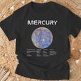 Nerdy Mercury 天文学 科学惑星 太陽系 ホワイト Tシャツ 高齢者への贈り物