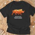 Ngorongoro タンザニア サファリ国立公園 ゲーム リザーブ サイ Tシャツ 高齢者への贈り物
