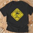 No Kangaroos In Austria 動物飼育係 野生動物 愛好家 Tシャツ 高齢者への贈り物