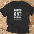 No Racism-No Hate Trump Racism Is Idiotic Tシャツ 高齢者への贈り物