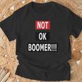 Not Ok Boomer Tシャツ 高齢者への贈り物