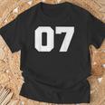 Number 07Ports Jersey Player 07 7 Fan Front Printarsity Tシャツ 高齢者への贈り物