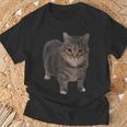 Oiia Oiia 猫 面白い 回転する猫 ミーム Tシャツ 高齢者への贈り物