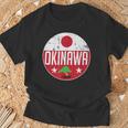 Okinawa Japanintage Flag Bonsai Tree Karateouvenir Tシャツ 高齢者への贈り物
