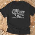 Oldchool Auto Racing カーギア モータースポーツ Tシャツ 高齢者への贈り物