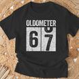Oldometer 67 67歳の誕生日ギフトシャツ Tシャツ 高齢者への贈り物