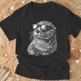 Otter サングラス おもしろい かわいい 動物 ラッコ 恋人 Tシャツ 高齢者への贈り物