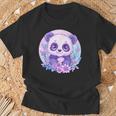 Panda Entouré De Fleurs Pour Enfants T-Shirt Cadeaux pour les vieillards
